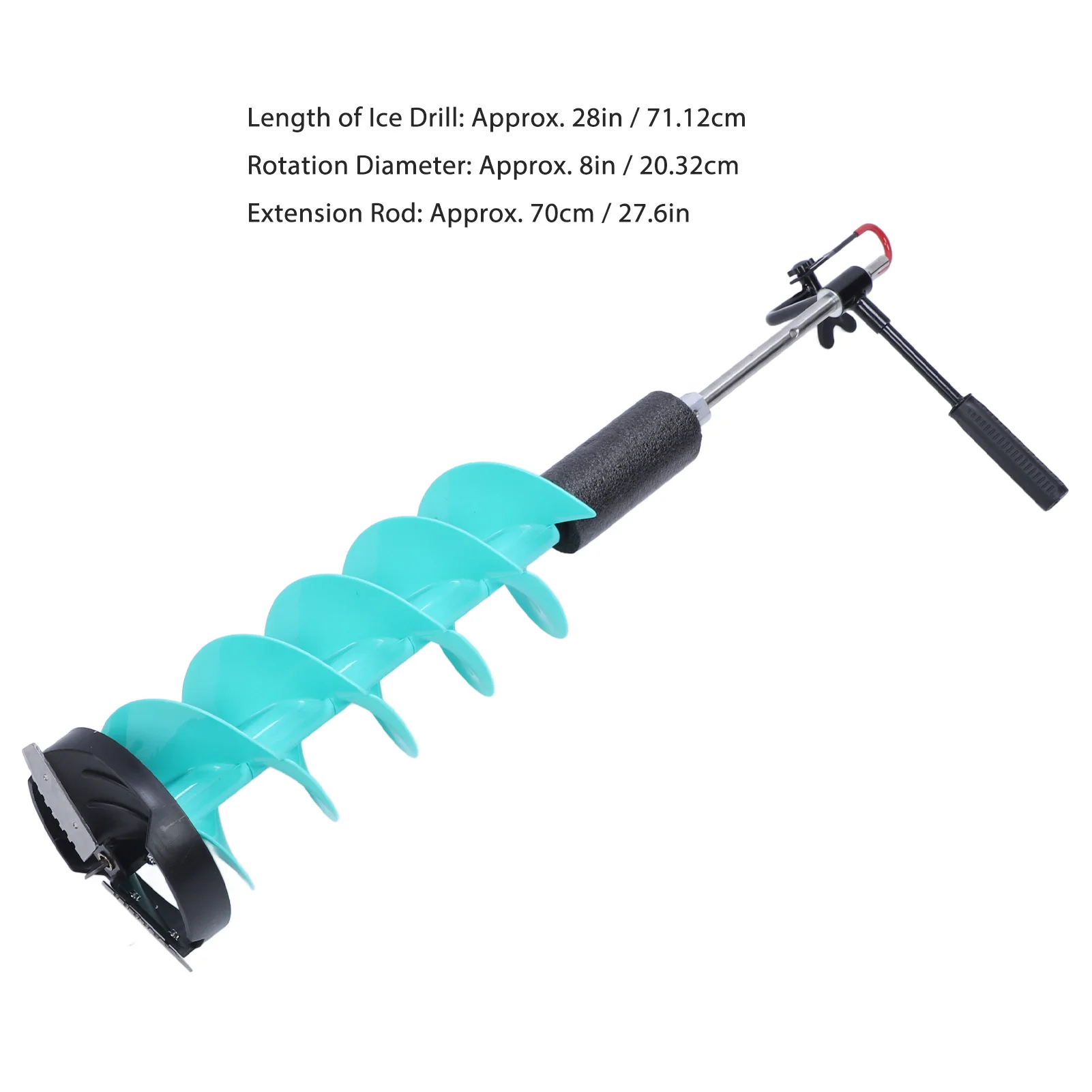 Electric Ice Auger Kit, 8in Ic - огляд і ціна Fishing Rod Ice