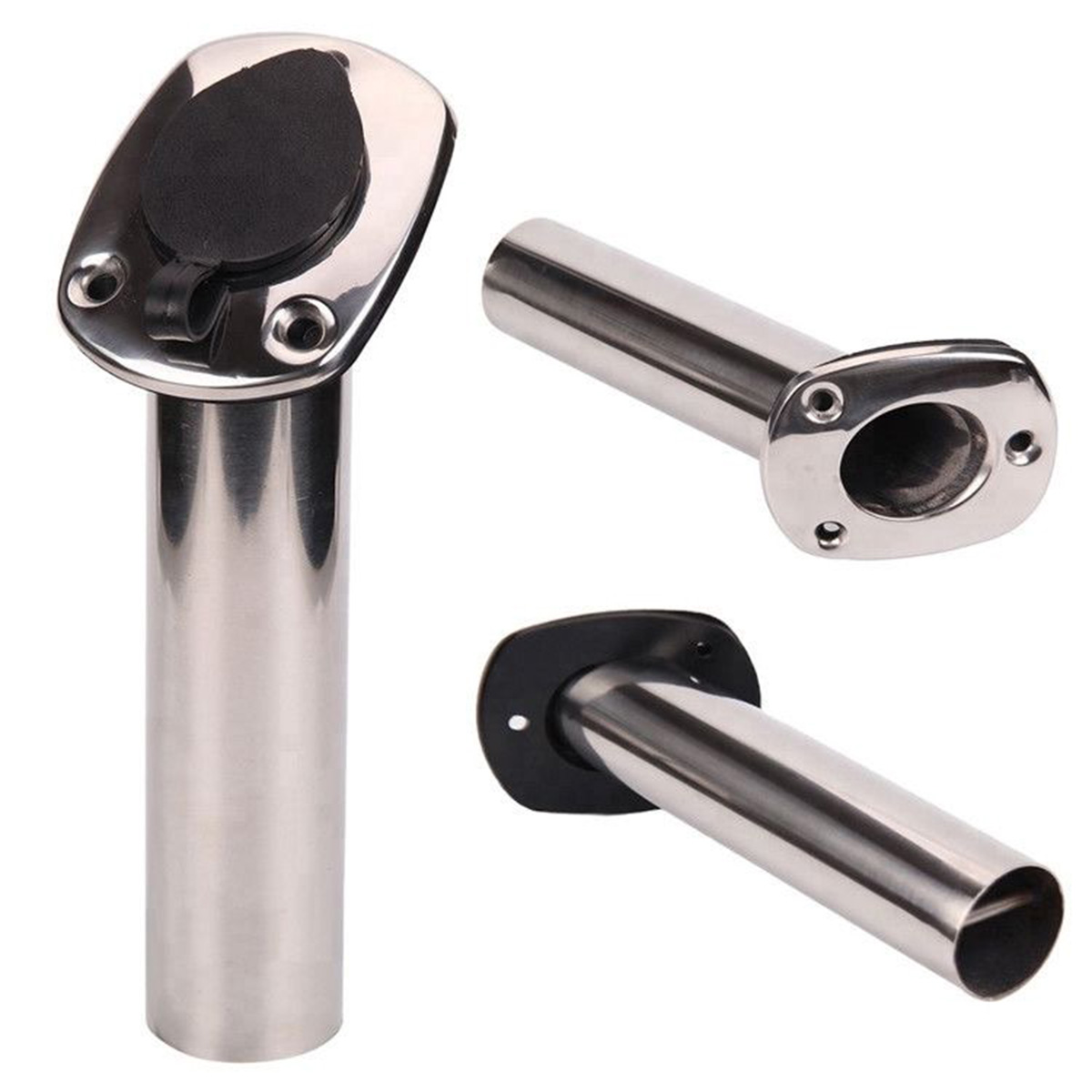 Stainless Steel Fixed-Angle (1 - огляд і ціна Fishing Rod Holder
