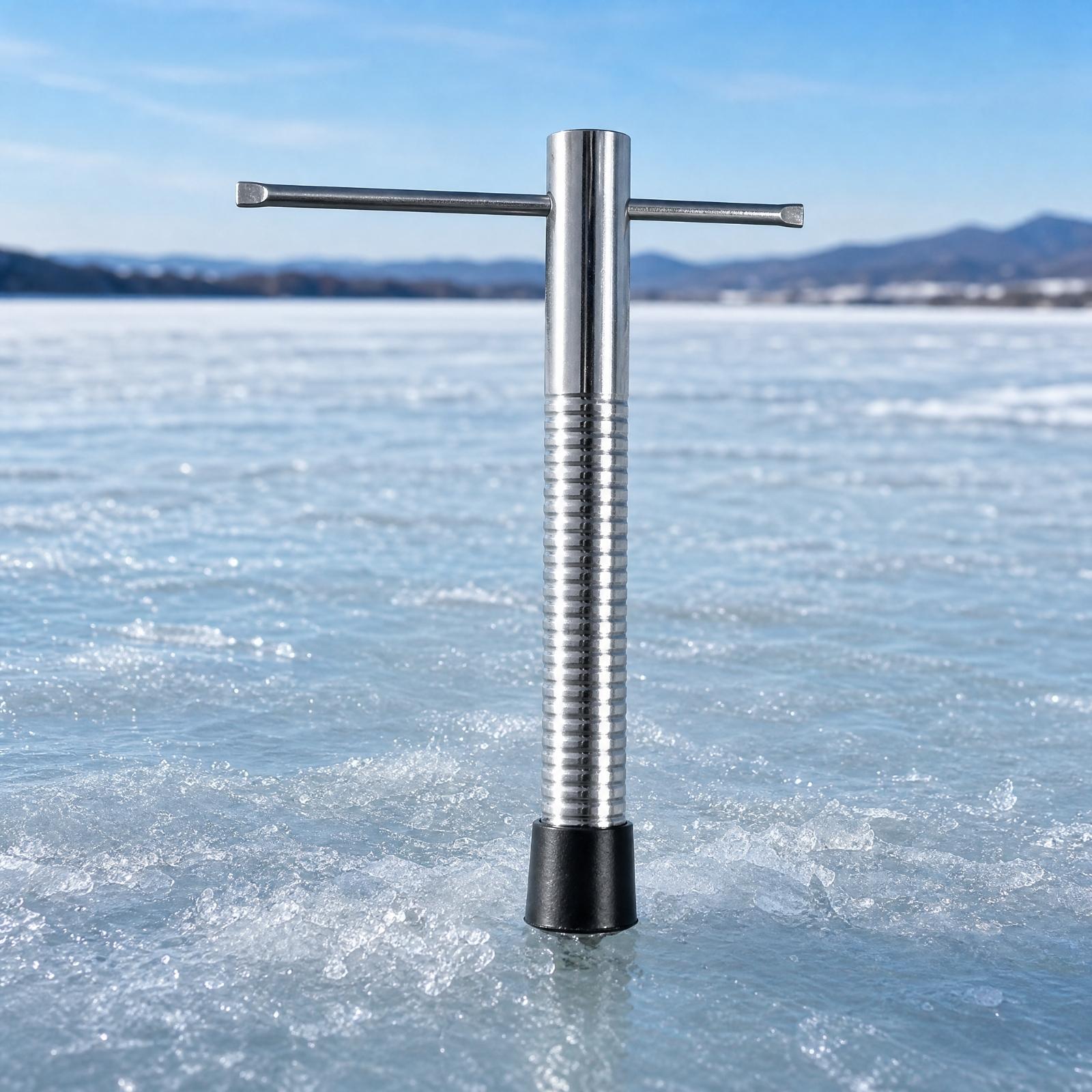 Compact Steel Ice Auger Drill  - огляд і ціна Fishing Rod Ice
