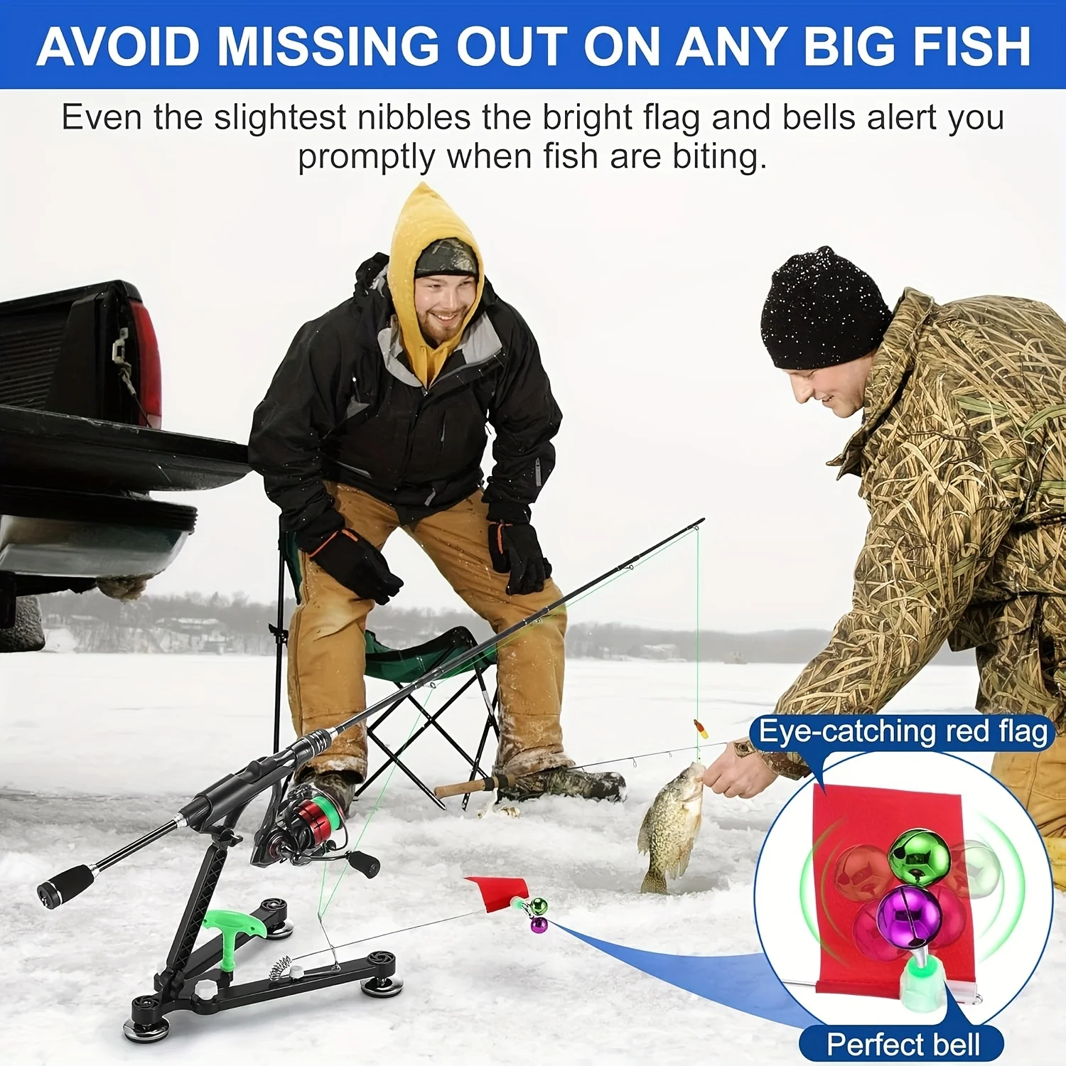1set Ice Fishing Rod Holder -  - огляд і ціна Fishing Rod Ice